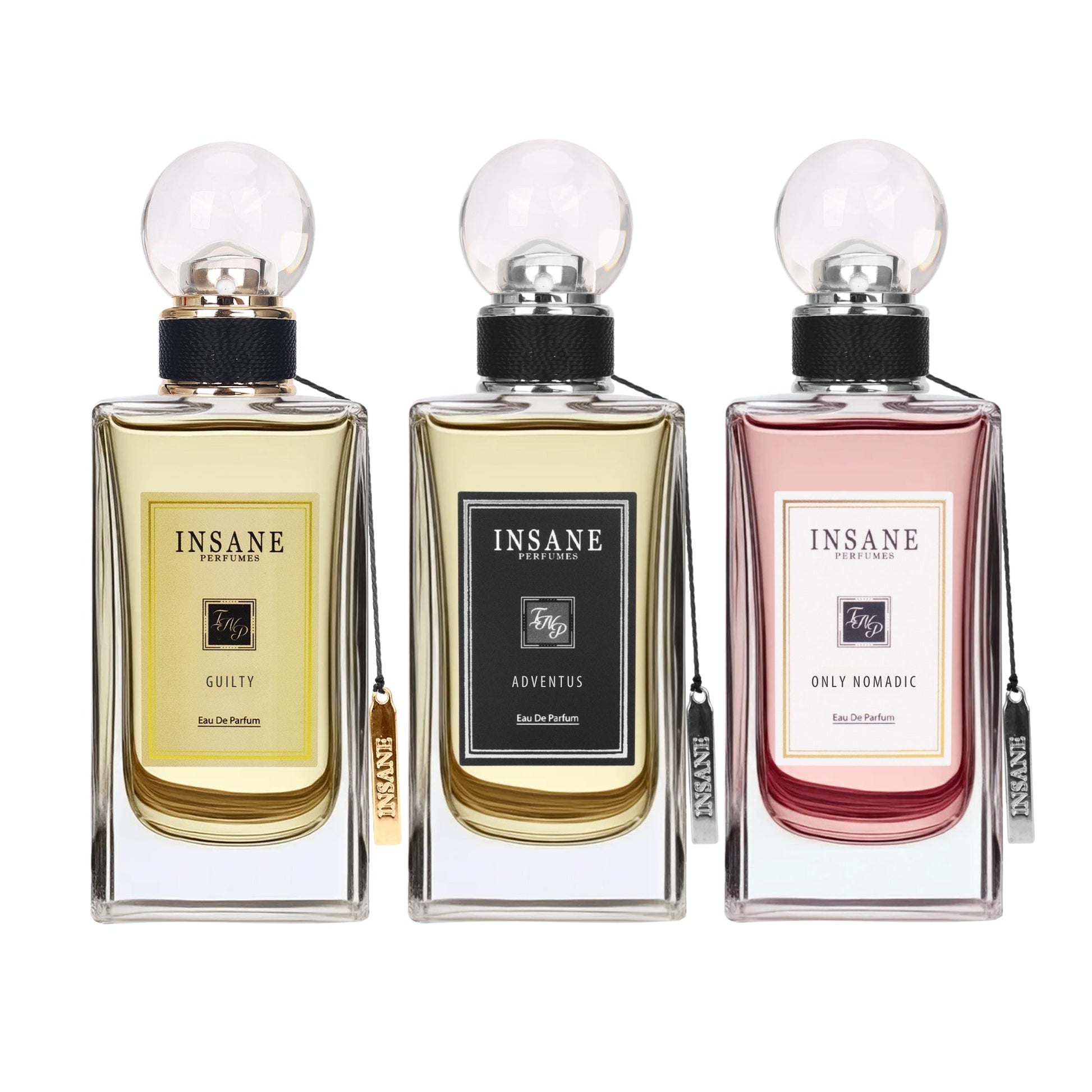 3X 100ML POCKET PERFUME BUNDLE SET - INSANE PERFUMES UK