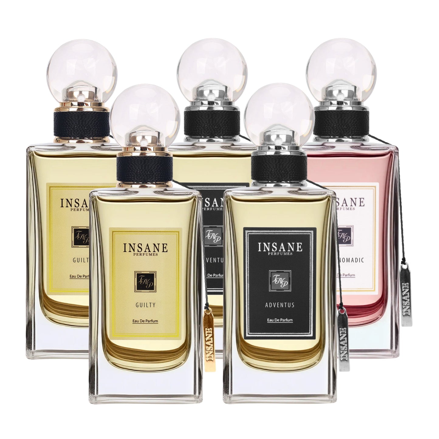 5X 100ML POCKET PERFUME BUNDLE SET - INSANE PERFUMES UK