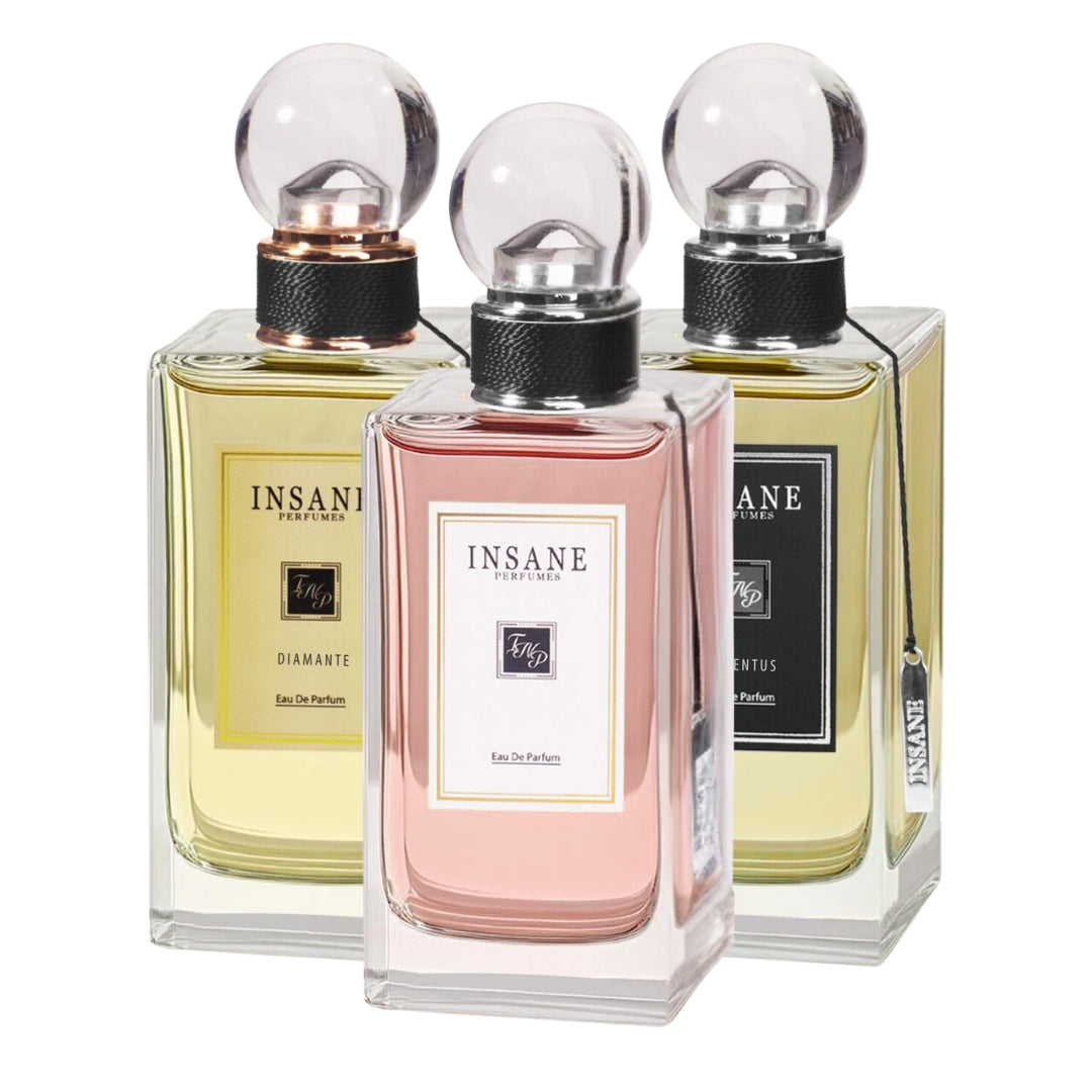 3x 100ml Intense Perfume Bundle - INSANE PERFUMES UK