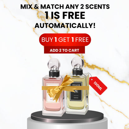 Buy 1 Get 1 Free 2x 100ml Intense Perfume Bundle
