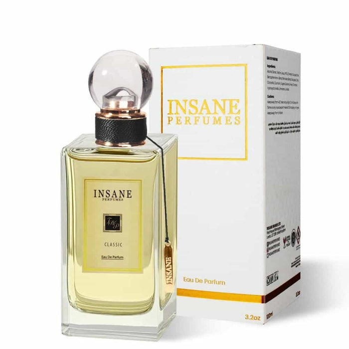 Insane Perfumes No.18 100ml Intense eau de parfum bottle and gift box, inspired by Classique