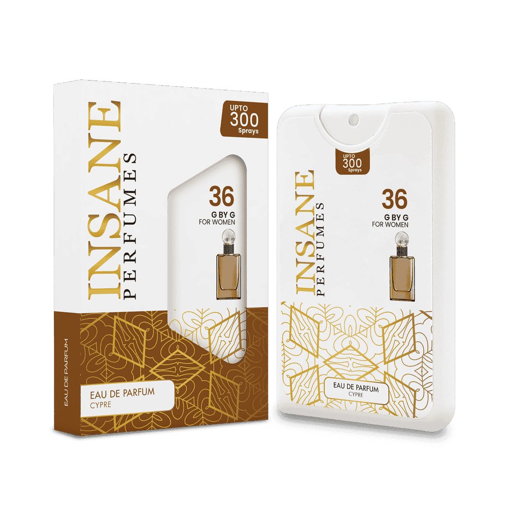 Insane Perfumes No.36 20ml pocket perfume spray and box