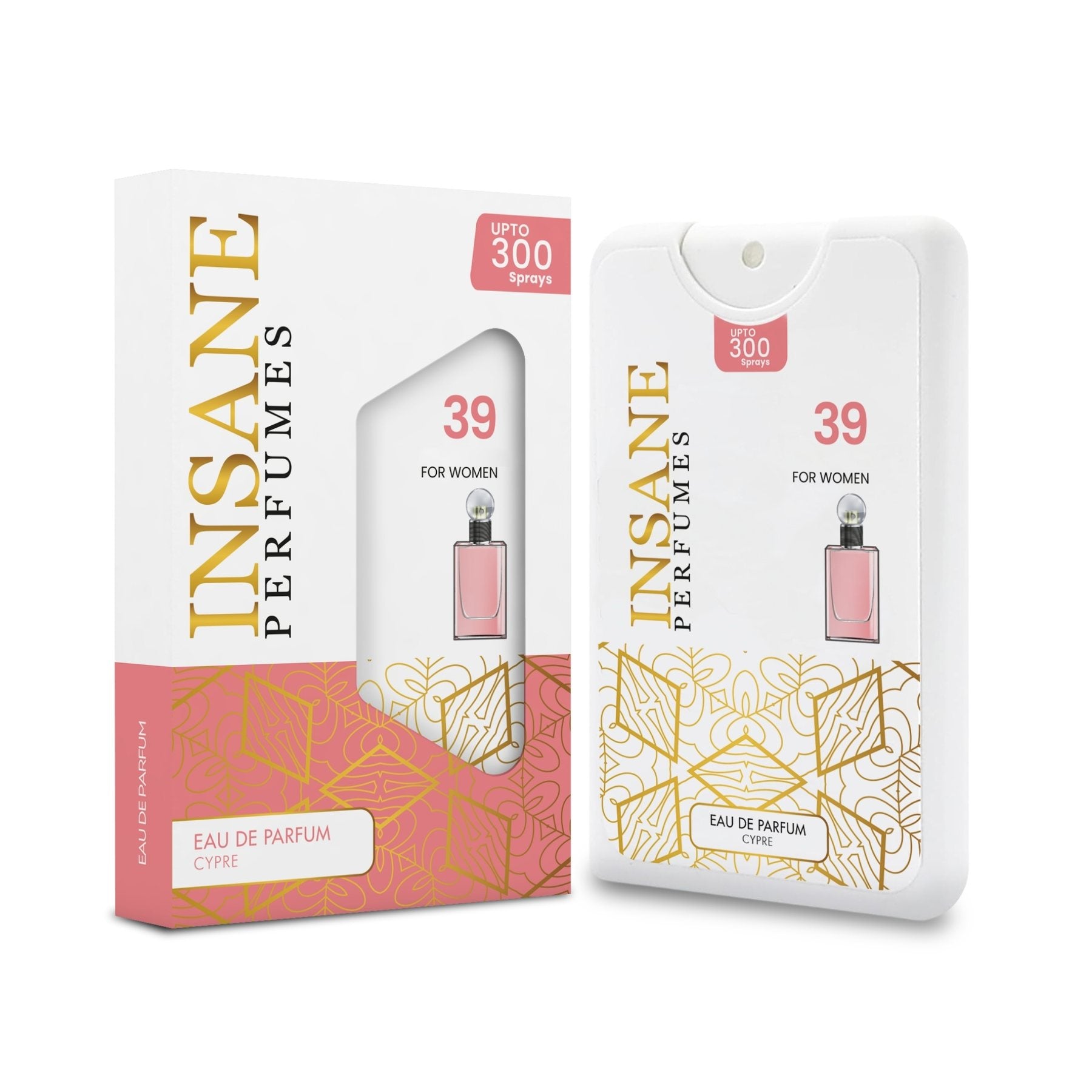 Insane Perfumes No.39 20ml pocket perfume spray and box