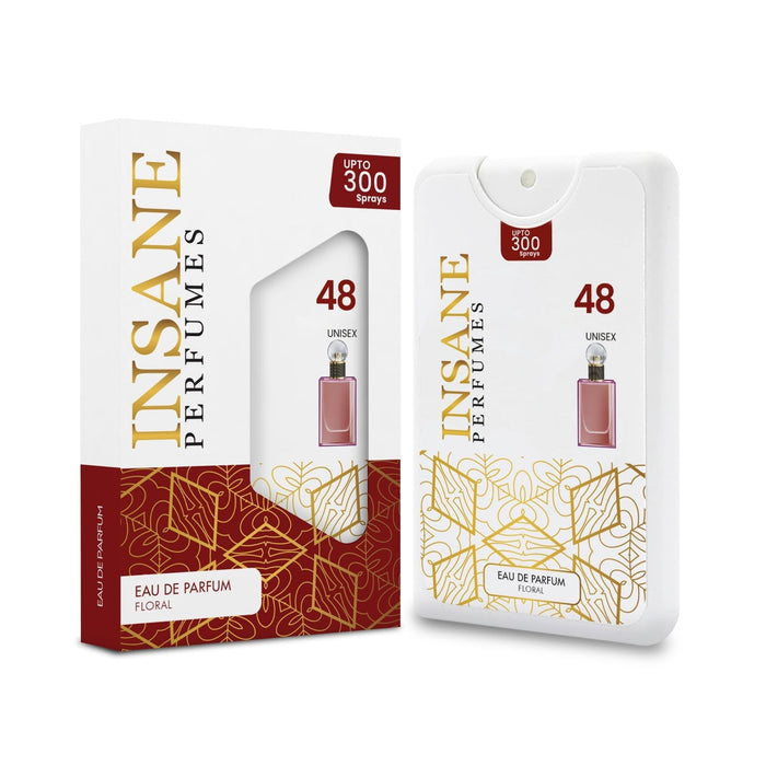 Insane Perfumes No.48 20ml pocket perfume spray and box, inspired by Lost Cherry